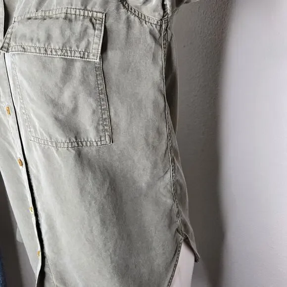 THE GROUP BABATON Utility Shirt Olive Green Size XXS - Picture 12 of 16